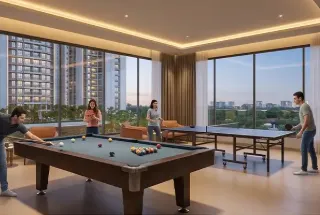 Indoor Games Room at Ajmera One Kalyan